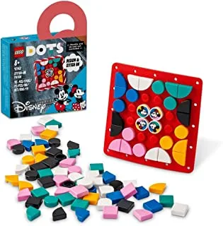 LEGO® DOTS | Disney Mickey Mouse & Minnie Mouse Stitch-on Patch 41963 Building Kit (95 Pieces)