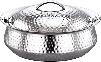 Al Saif Taj HotPot Stainless Steel,Size :2000 ml,Colour: Silver