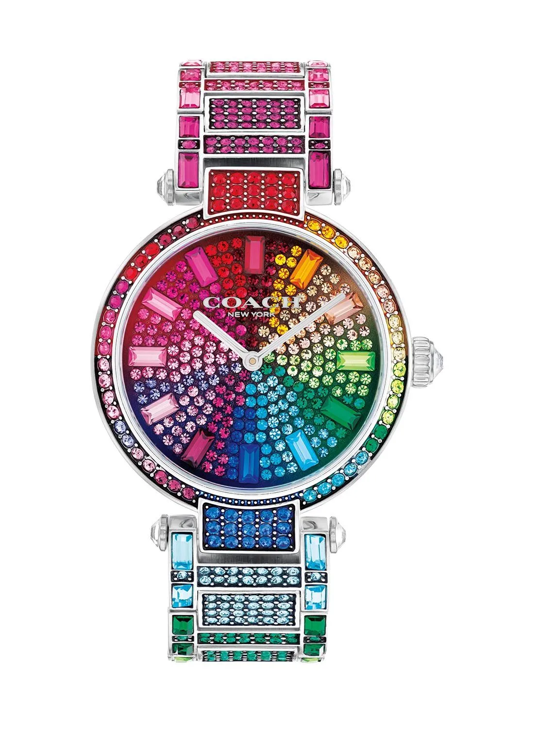 COACH Women's Embellished Cary Dial Watch