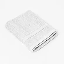 منشفة يد برنسيس تيري ، 40 × 70 سم ، أبيض ، PR_HT_WT