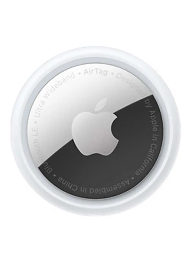 حزمة Apple AirTag مكونة من قطعة واحدة باللون الأبيض