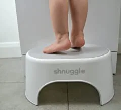 Shnuggle Step Stool ، أبيض ، مقاس واحد