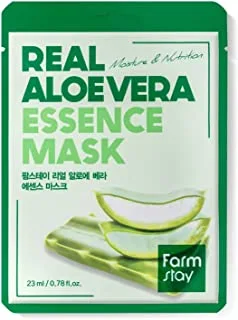 Farm Stay Real Aloe Vera Sheet Face Mask 23 ml, Multicolor