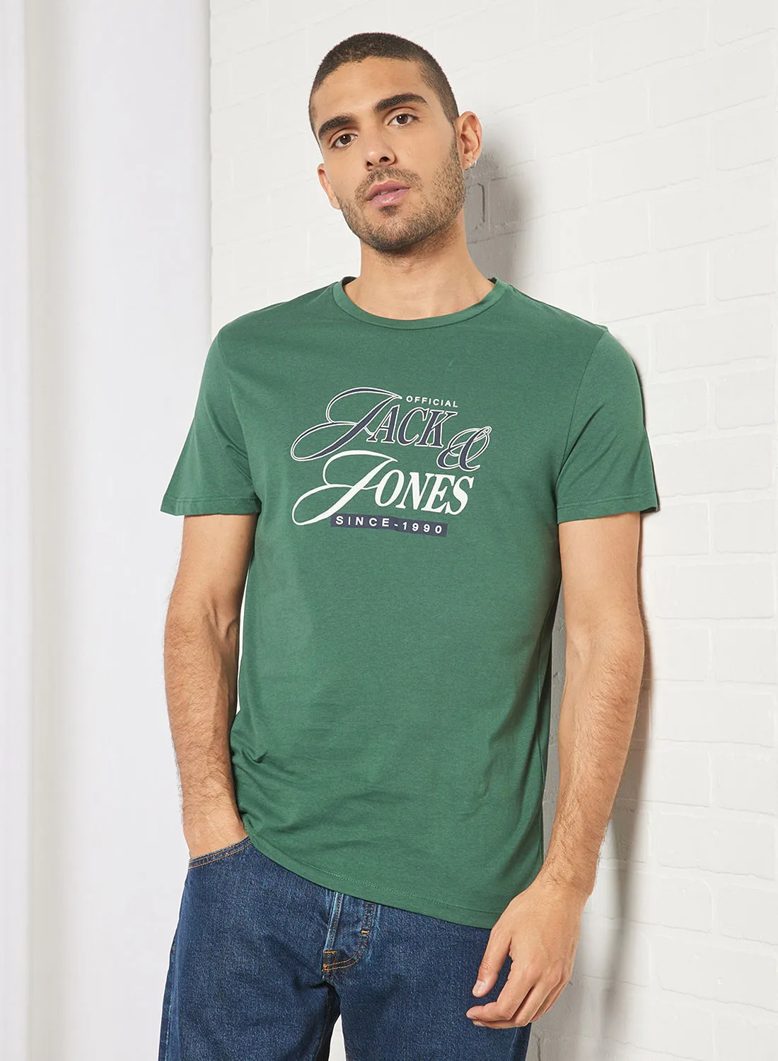 JACK & JONES Wordmark Print T-Shirt