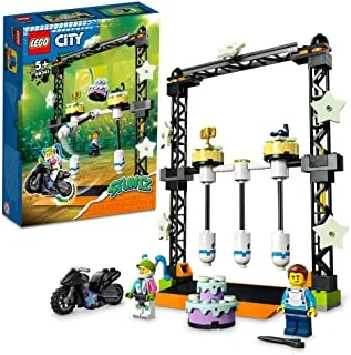 LEGO® City The Knockdown Stunt Challenge 60341 Building Blocks Toy Set; Toys for Boys, Girls, and Kids (117 Pieces)