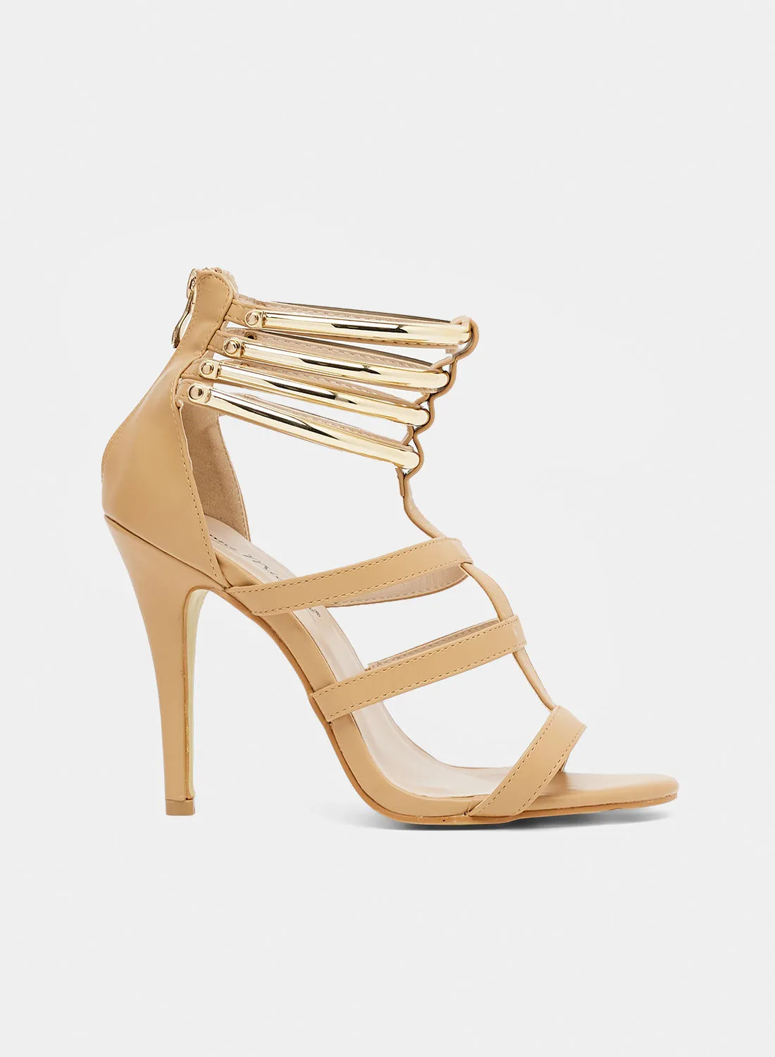 Anne Michelle Strappy High-Heel Sandals