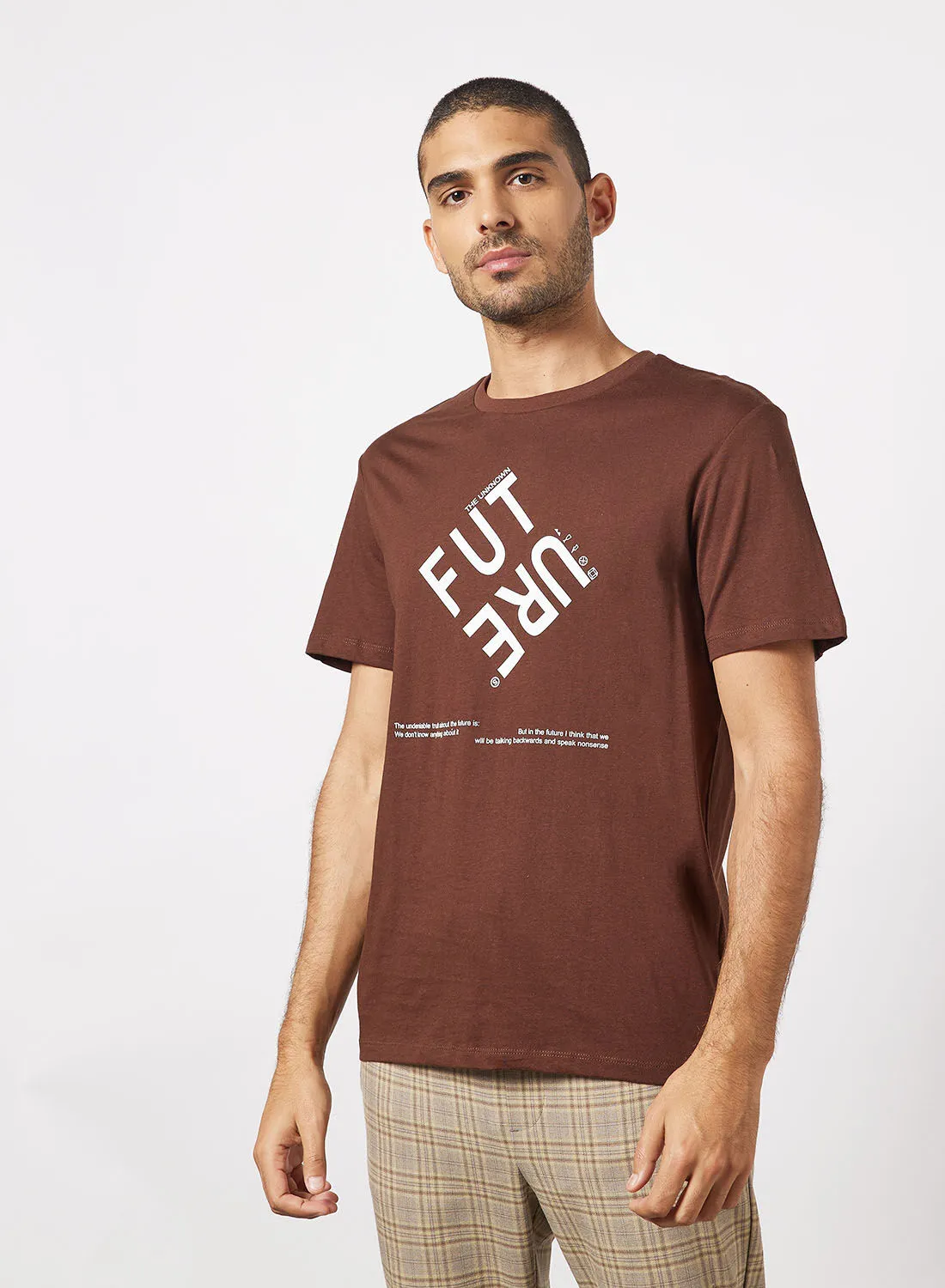 ONLY & SONS Slogan Print T-Shirt