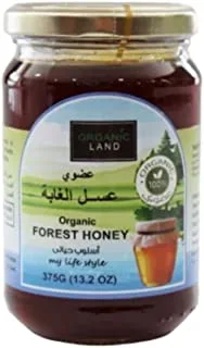 عسل الغابة العضوي من أورجانيك لاند ، 375 جرام