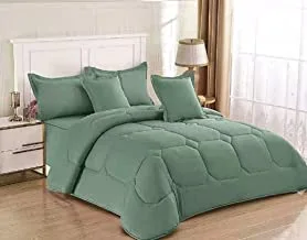HOURS Medium Filling Comforter 4 Piece Set Single Size Hours-198B Multicolor