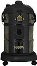General Supreme 1600W Drum Type Vacuum Cleaner, 25 Liter Capacity, Multicolor