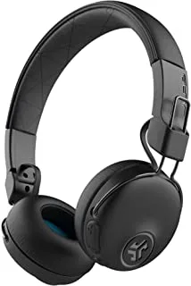 JLab Studio ANC On-Ear Wireless Headphones | Black | 34+ Hour Bluetooth 5 Playtime - 28+ Hour with Active Noise Cancellation | EQ3 Custom Sound | Ultra-Plush Faux Leather & Cloud Foam Cushions