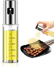 Showay Sprayer Dispenser,Olive Oil Sprayer, Spray Bottle for Oil Versatile Glass Spray Olive Oil Bottle for Cooking,Vinegar Bottle Glass,for Cooking,Baking,Roasting,Grilling