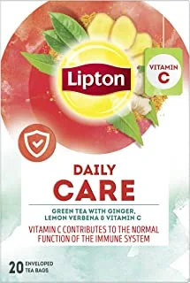 Lipton Herbal Infusions Daily Care Tea 20 Tbs, Yellow