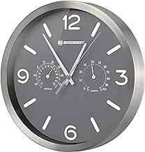 Bresser Wall Clock, Grey, 250x250mm