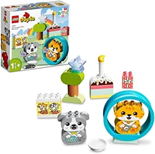 LEGO® DUPLO® My First Puppy & Kitten With Sounds 10977 Learning & Education Toys Set; Building Blocks Toy for Toddlers (22 Pieces)