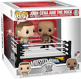 POP Funko Moment: WWE - Cena vs Rock (2012), Multicolor, 61463