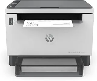 HP LaserJet Tank 1602w Printer, Wireless, Print, White. Pre-filled with toner to print up to 5000 pages - 2R3E8A