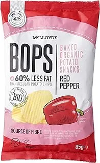 Organic Baked Potato Snacks With Red Pepper, 85 g, Multicolour