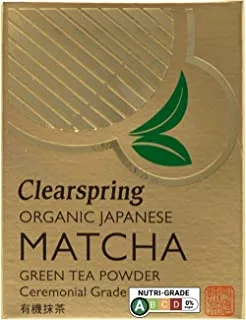 Clear Spring Organic Matcha Tea Powder, 30 g, Multicolour, 75056