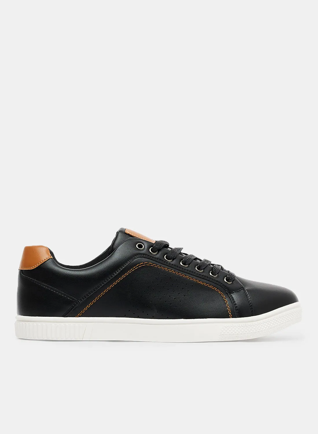 Thomas Blunt Basic Faux Leather Sneakers