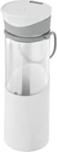 علاء الدين إنجوي زجاجة ماء زجاجية ، سعة 0.55 لتر ، أبيض