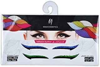 Mad Cosmetics Eye Liner Sticker- Green/Blue