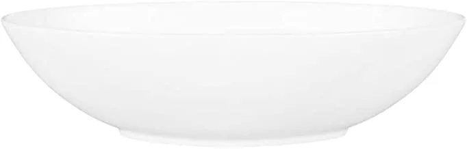 Servewell Melamine Round Serving Bowl, 21 cm Diameter, White
