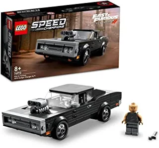 LEGO® Speed Champions Fast & Furious 1970 Dodge Charger R/T 76912 Model Building Kit (345 Pieces)