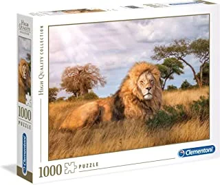 Clementoni Puzzle Lion 1000 PCS (69 x 50 CM) - For Age 14 Years Old Multicolor