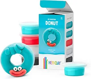 Hey Clay Donut Colorful Kids Modeling Air Dry Clay 5 Cans