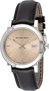Burberry Men's Dial Leather Band Watch - BU9011, Analog, Swiss Quartz