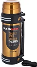 Olsenmark Stainless Steel Vacuum Thermos, 3000 ml Capacity, Brown