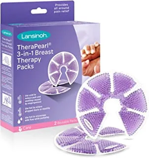 Lansinoh TheraPearl 3-in-1 Hot or Cold Breast Therapy Pack with Cover