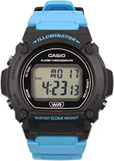 Casio Men's Watch Digital Clear Dial Resin Band W-219H-2A2VDF.