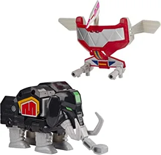 Power Rangers Mighty Morphin Mastodon Dinozord and Pterodactyl Dinozord Toy 2-Pack Action Figures Part of Dino Megazord for Kids Ages 4 and Up