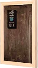 LOWHA Coffee هي دائمًا فكرة جيدة لوحة جدارية مع مقلاة خشبية مؤطرة جاهزة للتعليق للمنزل ، غرفة النوم ، غرفة المعيشة والمكتب ، ديكور المنزل مصنوع يدويًا ، لون خشبي 23 × 33 سم من LOWHA