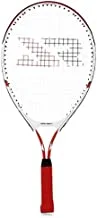 Joerex Junior Tennis Racket for Kids - with Racket Cover By Hirmoz - Red,23