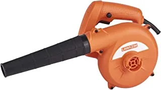 Lawazim Leaf Blower Variable Speed Electric Air Home and Garden Dust Clearing 400W with bag Orange K10231