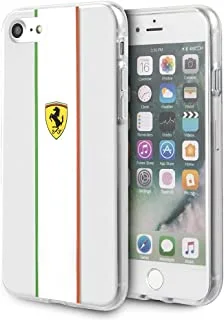 CG MOBILE Ferrari Transparent Hard Case for iPhone SE 2 - Italy