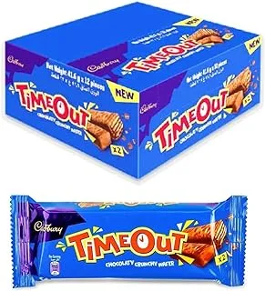 Cadbury Timeout Wafer 41.6 g, Pack of 12, Multicolour