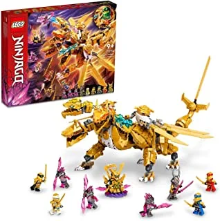 LEGO® NINJAGO® Lloyd’s Golden Ultra Dragon 71774 Building Kit (989 Pieces)