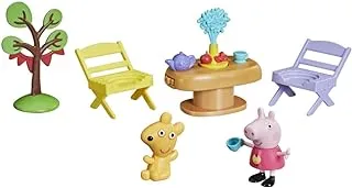 Peppa Pig Peppa'S Adventures Tea Time With Accessory Set, Figure And 5 Accessories, For Ages 3 Up