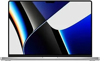 Apple 2021 MacBook Pro (16-inch, Apple M1 Pro chip with 10‑core CPU and 16‑core GPU, 16GB RAM, 512GB SSD) - Silver; Arabic/English