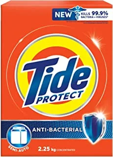 Tide Protect Semi-Automatic Antibacterial Laundry Detergent, 2.25Kgs