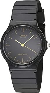 Casio Men's Classic Analog Quartz Black Resin Band Watch [Mq24-1E]