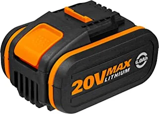 WORX 20V 6.0Ah Battery with Capability Indicator Dual Clam Shell