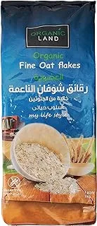 Organic Land Organic Fine Oat Flakes, 1 kg