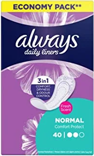 Always panty Liners Comfort Protect Normal 40 count