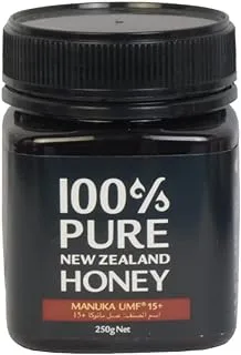 عسل مانوكا نيوزيلندي نقي 100٪ +15 ، 250 جم