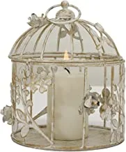 Home Town Lantern Metal Off White Candle Holder,17X13Cm